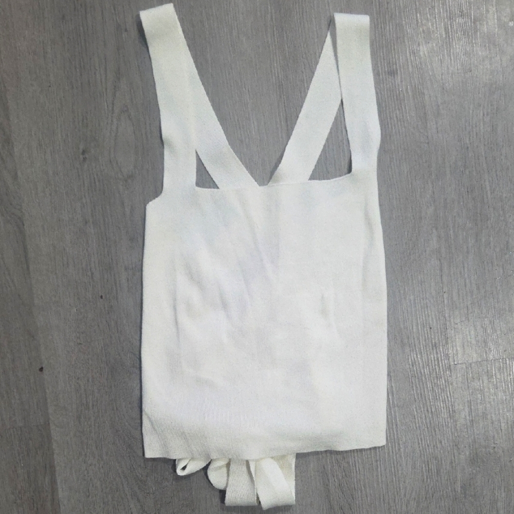 Parish House Designs Tank With Tie Back Womens Small NEW